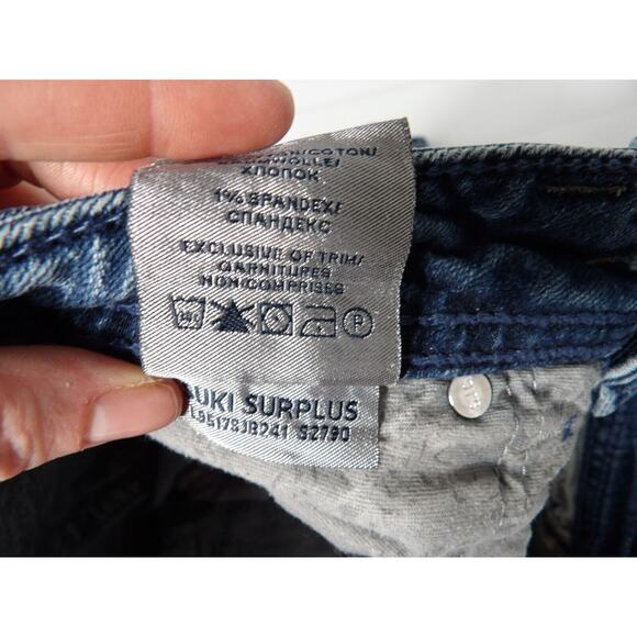 Silver Jeans Suki Surplus Sz 28x32 Y2K Grunge Rockabilly Thick Stitch Boot Cut - Picture 6 of 16